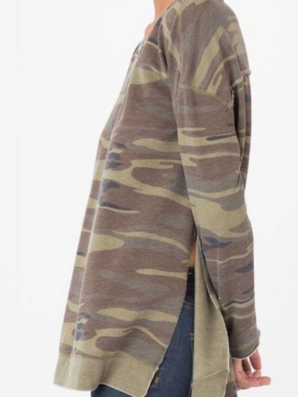 Z Supply Camo Weekender Pullover - Picture 2 of 9